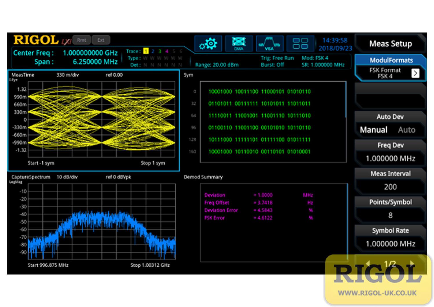 Rigol RSA5000-VSA Signal Demodulation Option