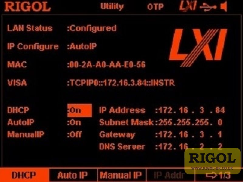 Rigol INTERFACE-DP800 RS232 & LAN Licence