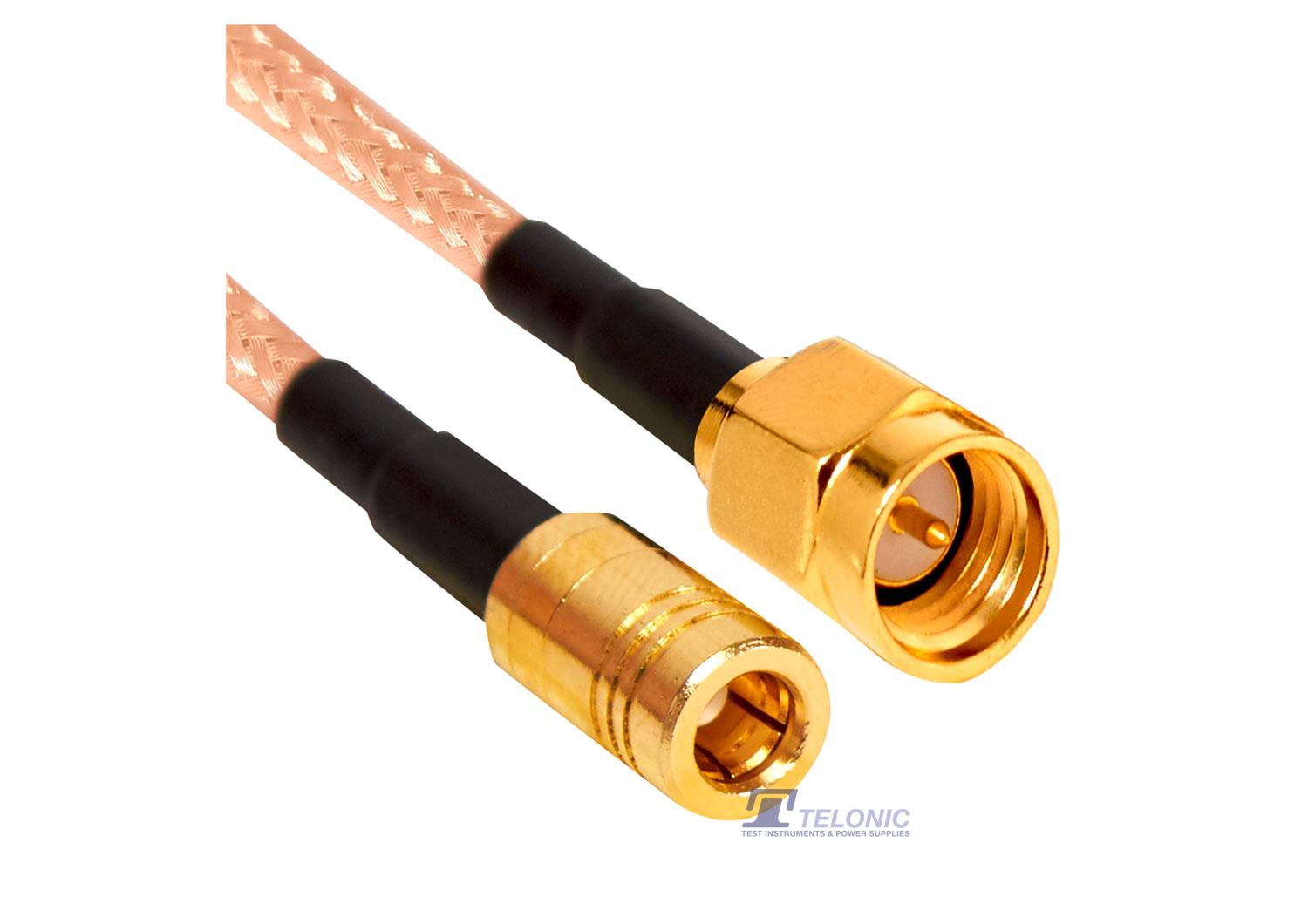 TEKBOX SMBF-SMAM/75/RG316U SMB-Female to SMA-Male, 75cm, 50Ω RF Cable