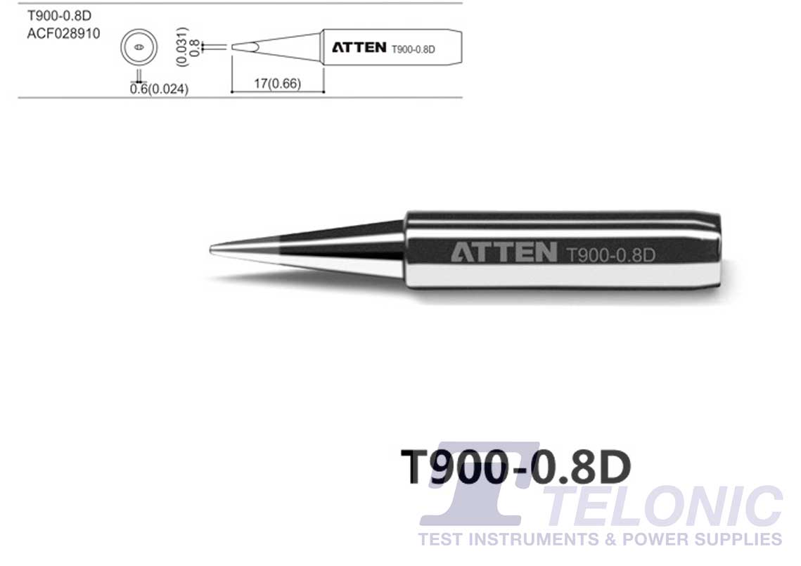 Atten T900-0.8D Soldering Iron Tip