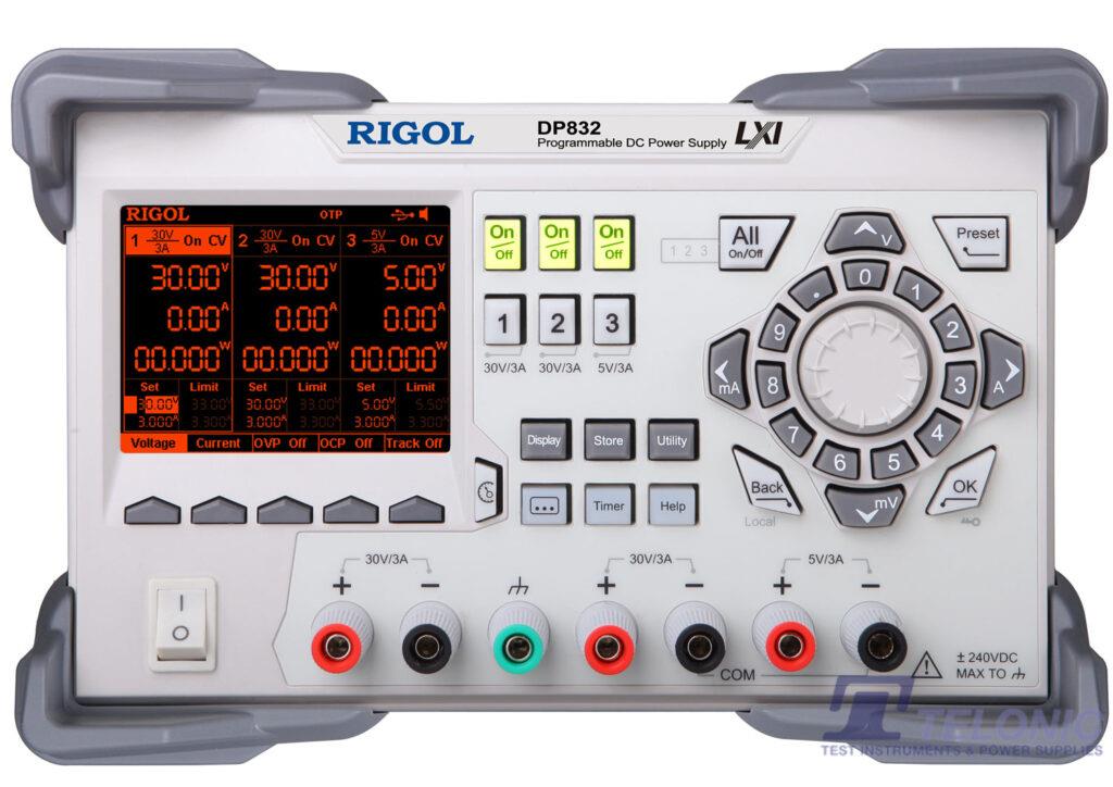 Rigol DP832 Linear DC Power Supply (30V/3A & 30V/3A & 5V/3A)
