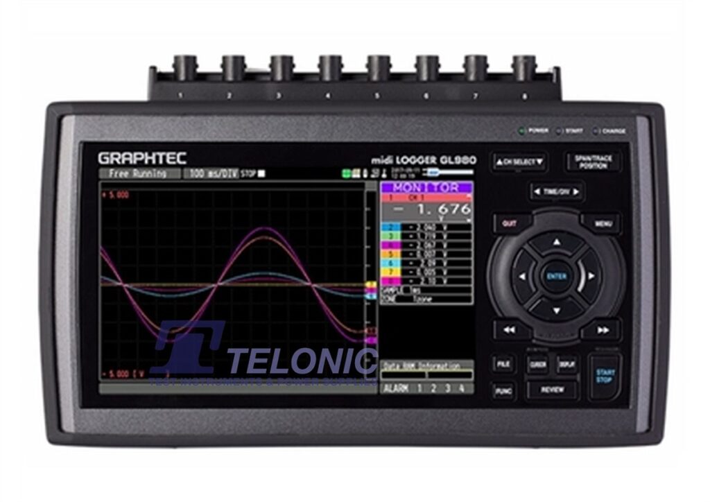 Discontinued: Graphtec GL980 High Speed Logger (8-Channel)