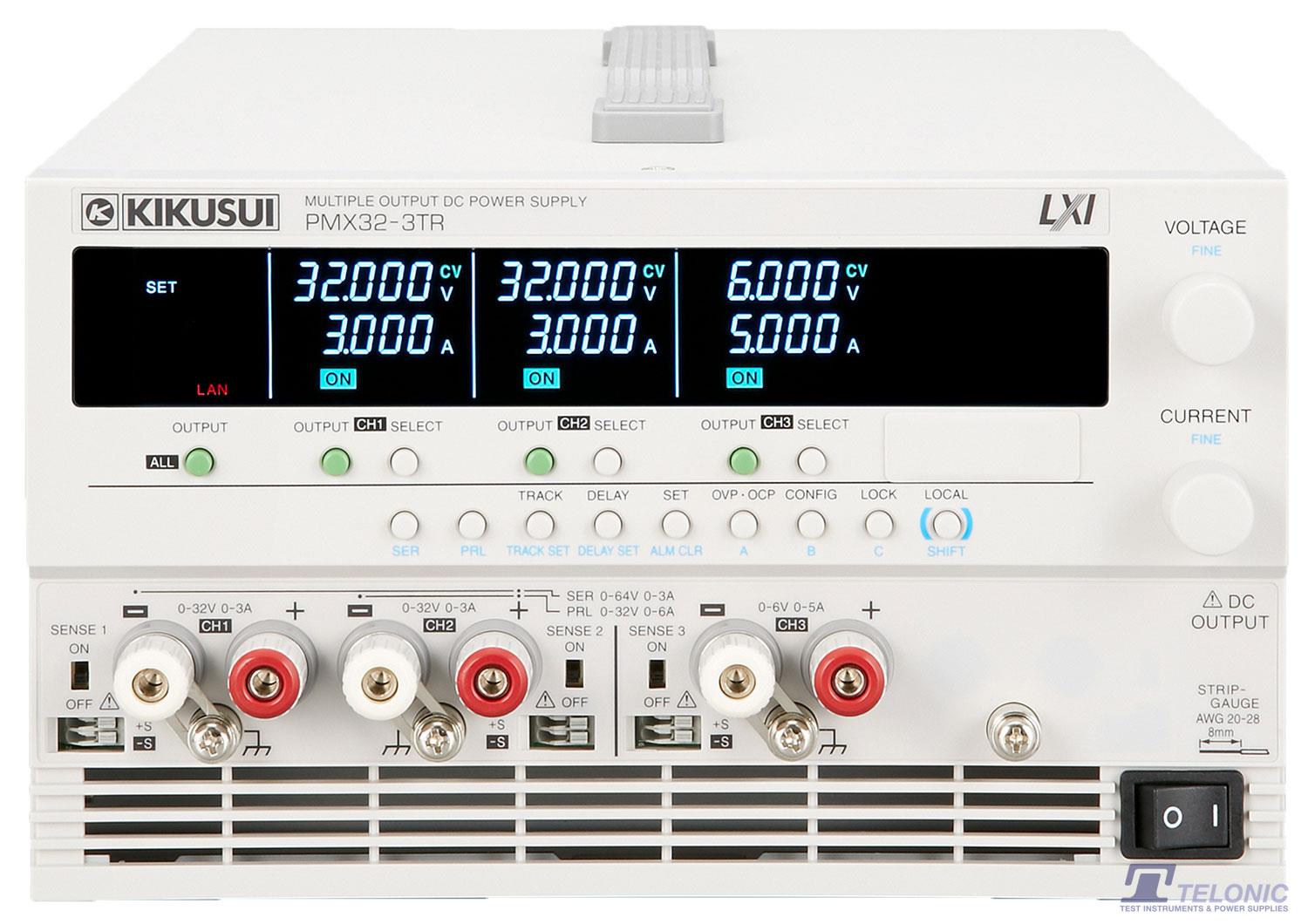 Kikusui PMX32 3TR Compact Multi Output DC Power Supply