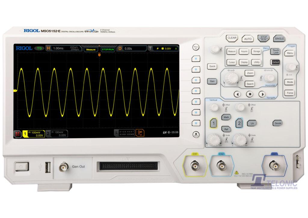 Image of Rigol mso5152 e oscilloscope front
