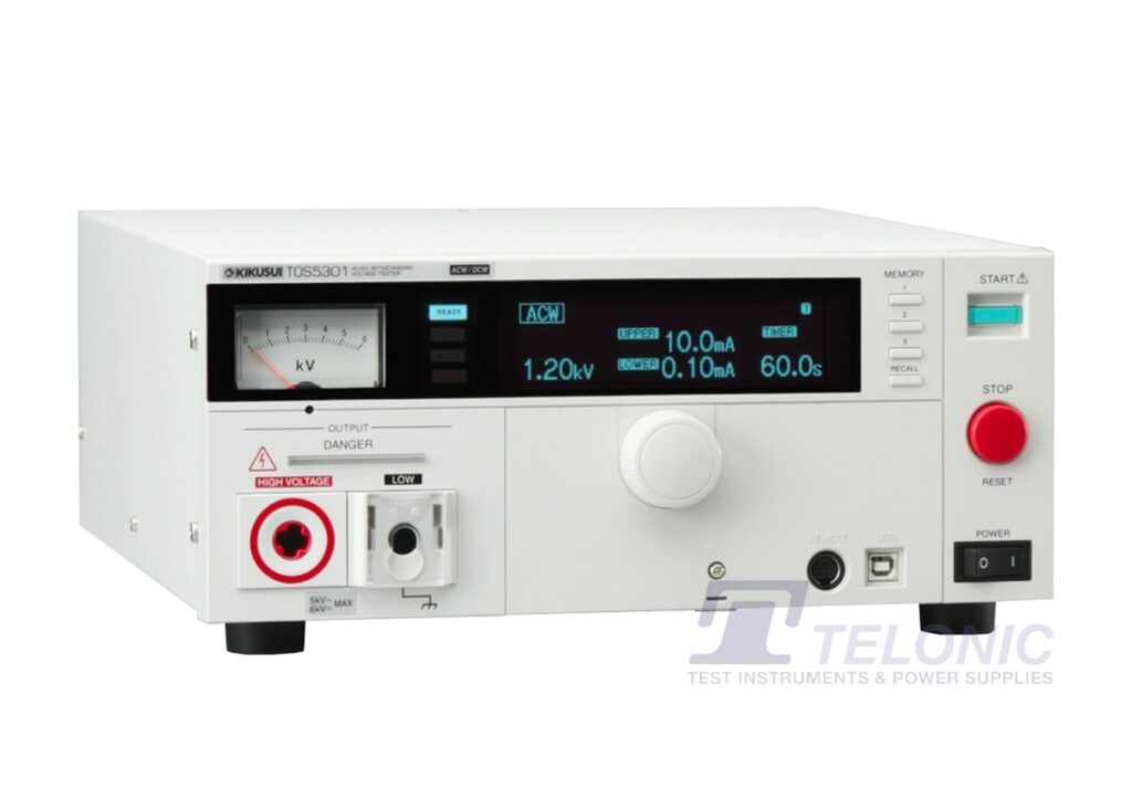 Kikusui TOS5301 AC/DC Flash Tester / Hipot Tester 05kV(AC) 06kV(DC)