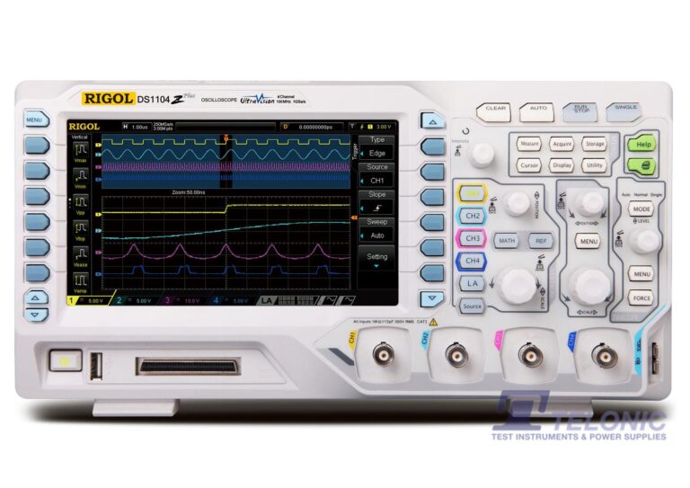 Rigol DS1104Z Plus 4CH, 100MHz, 1GSa/s Digital Oscilloscope - MSO Ready