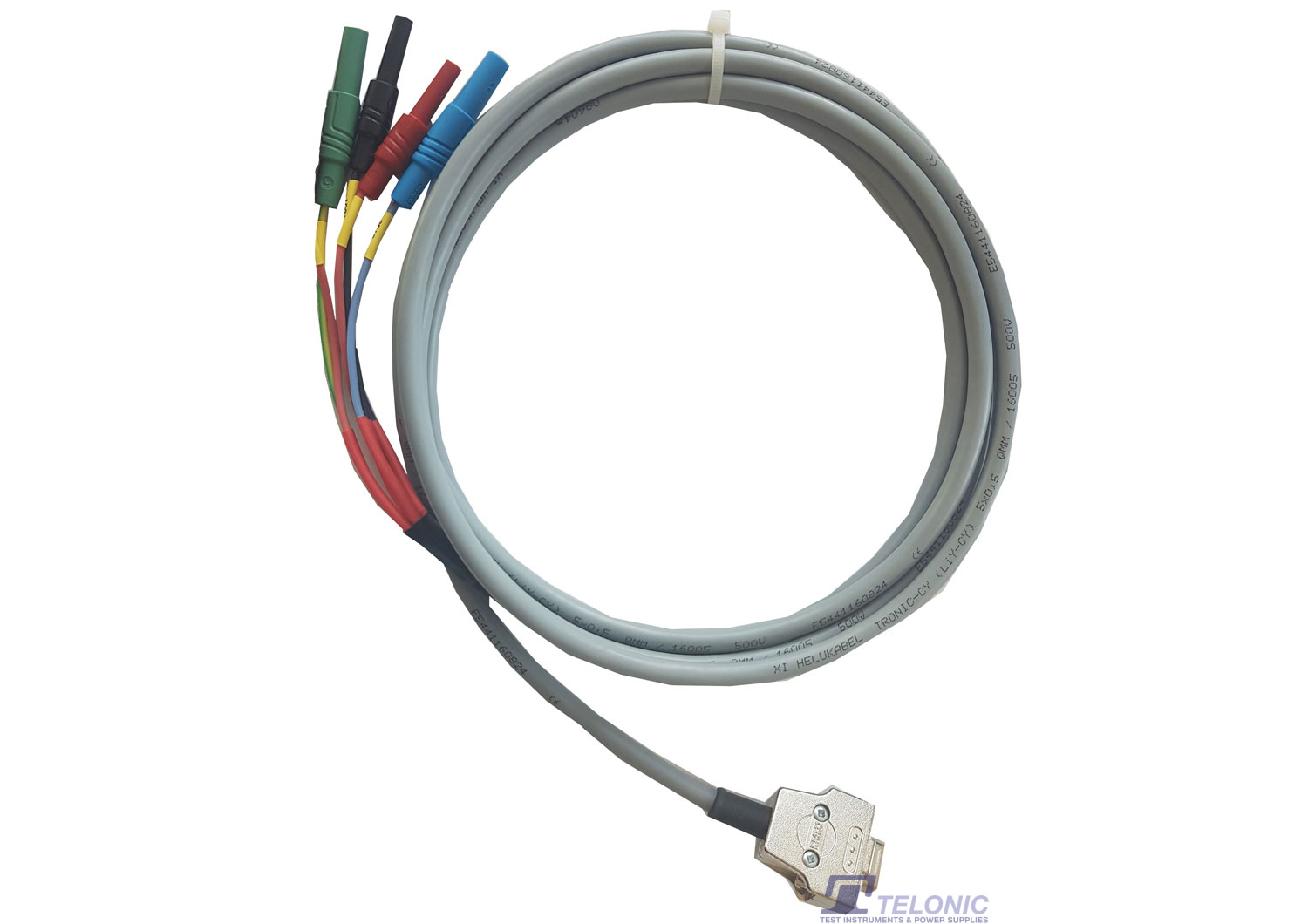 Danisense BNC Output Transducer Cable (DSUB-Power)