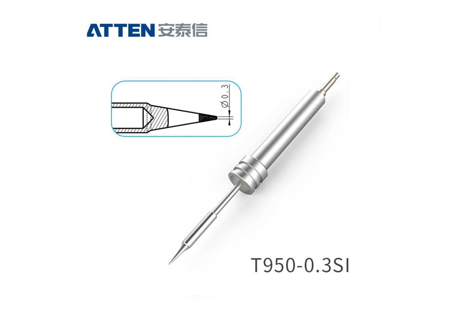 Atten T950-0.3SI Soldering Iron Tip