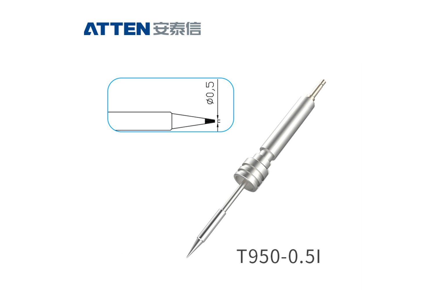 Atten T950-0.5I Soldering Iron Tip