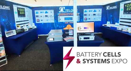 Visit us at Battery Cells & System Expo 29th & 30th June 2022 NEC Birmingham