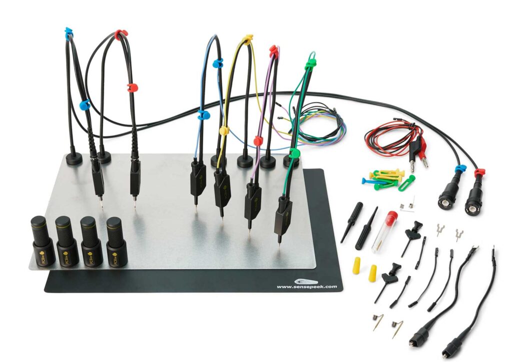6019 Sensepeek PCBite Kit with 2x 200MHz SQ200 Oscilloscope Probes and ...