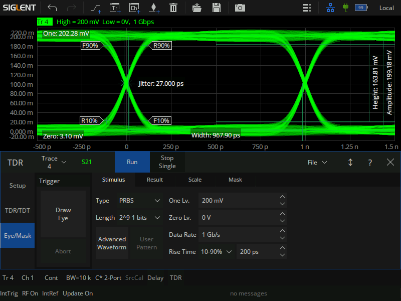 Siglent SHN900-TDR Enhanced Time Domain Analysis