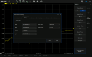 Siglent SNA6000-TDA Time Domain Analysis Software