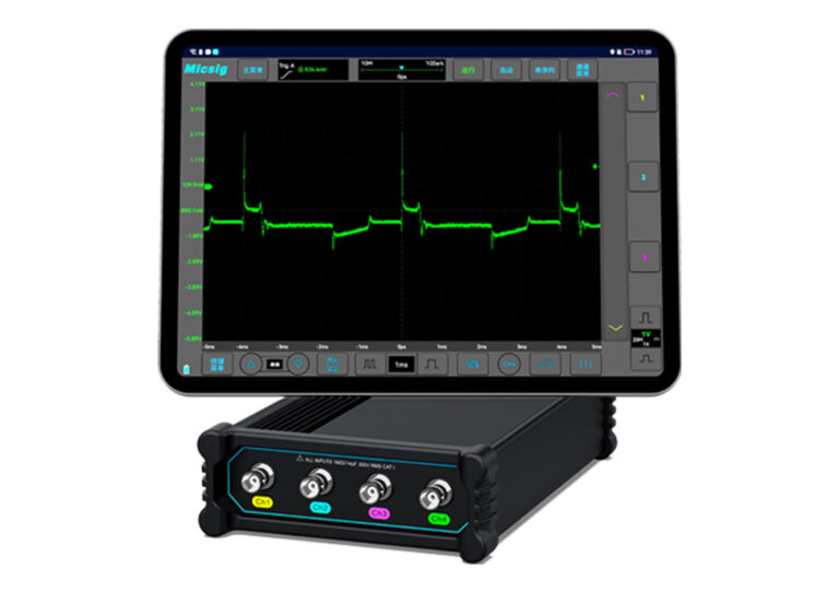 Micsig VTO 2004, 4CH, 200MHz, 1GSa/s Android USB Oscilloscope