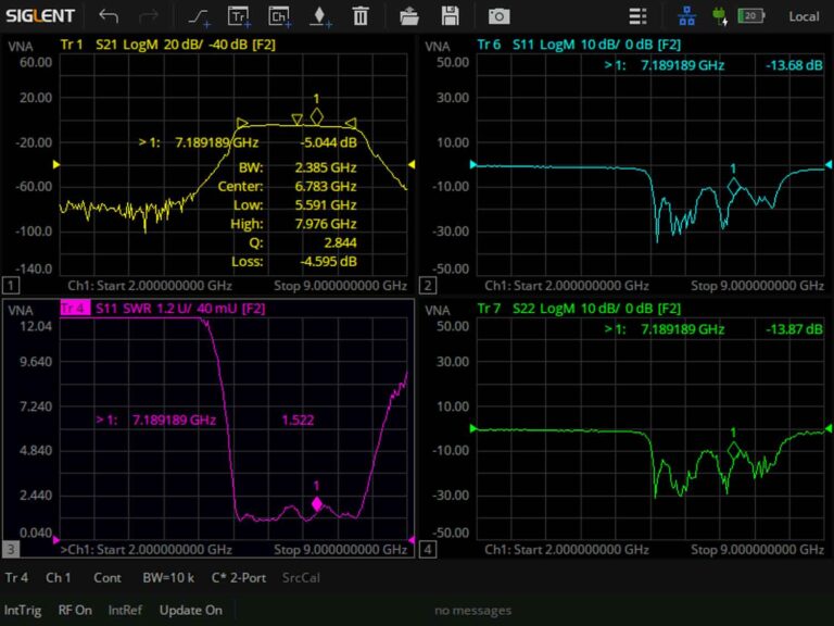 With a dynamic range of up to 110 dB, the SHN900A is able to meet many high dynamic range testing needs. The low trace noise greatly improves the test accuracy and meets the user’s need for precise measurement. SHN900A supports scattering-parameter/differential-parameter measurement, TDR, VSWR, port matching debugging, insertion loss measurement, tower amplifier debugging, cable fault location, smith chart, pulse measurement, etc.<br /> <br /> 