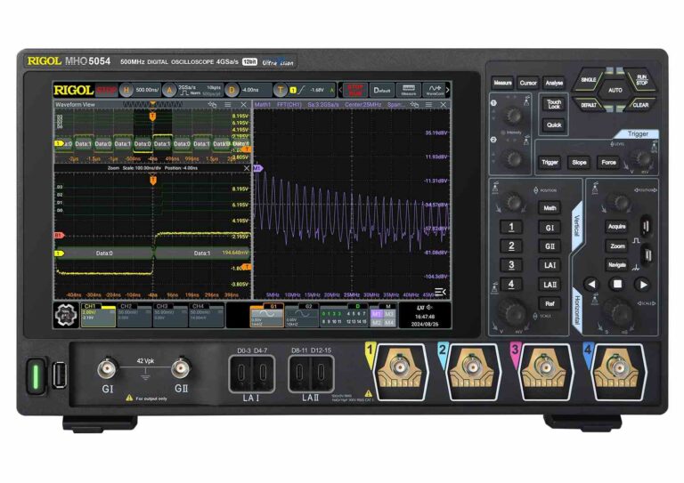 RIGOL MHO5054 12 bit, 4Ch, 500MHz, 4GSa/s, High Resolution Oscilloscope