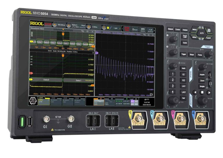 RIGOL MHO5054 12 bit, 4Ch, 500MHz, 4GSa/s, High Resolution Oscilloscope