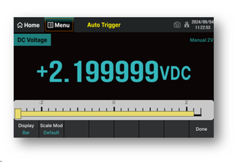 Bar Meter: Supports horizontal scaling modes: Default, Manual, or Limit-based.