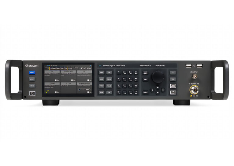 Siglent SSG6082A-V RF Vector Signal Generator, IQ 10 MHz to 8 GHz, CW 9 kHz to 8 GHz
