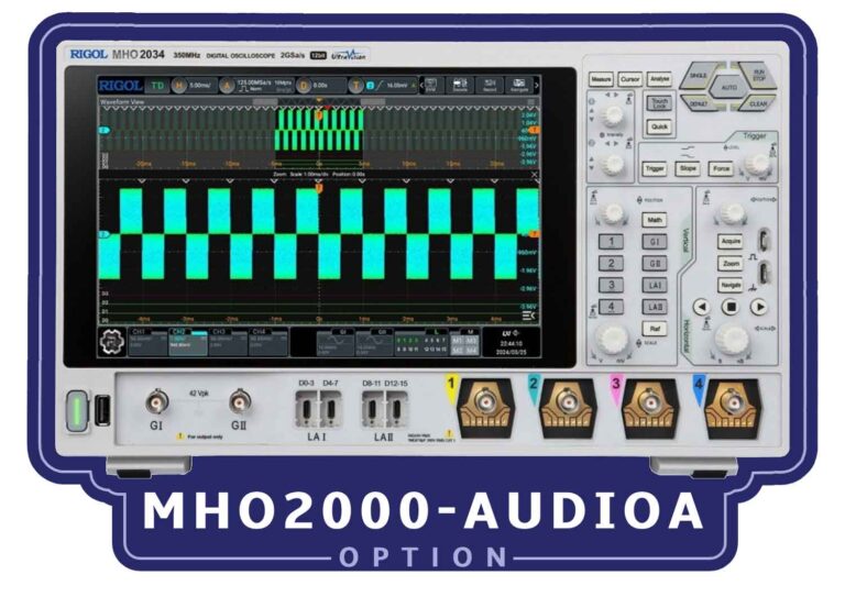 Rigol MHO2000-AUDIOA software option