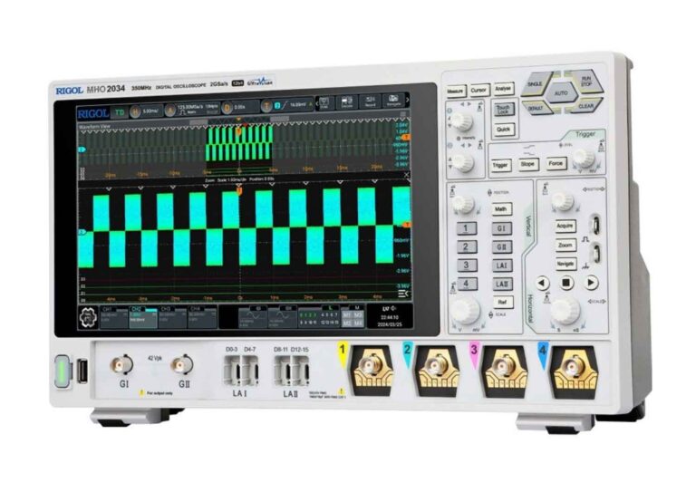 RIGOL MHO2024 12 bit, 4Ch, 200MHz, 2GSa/s High Resolution Oscilloscope