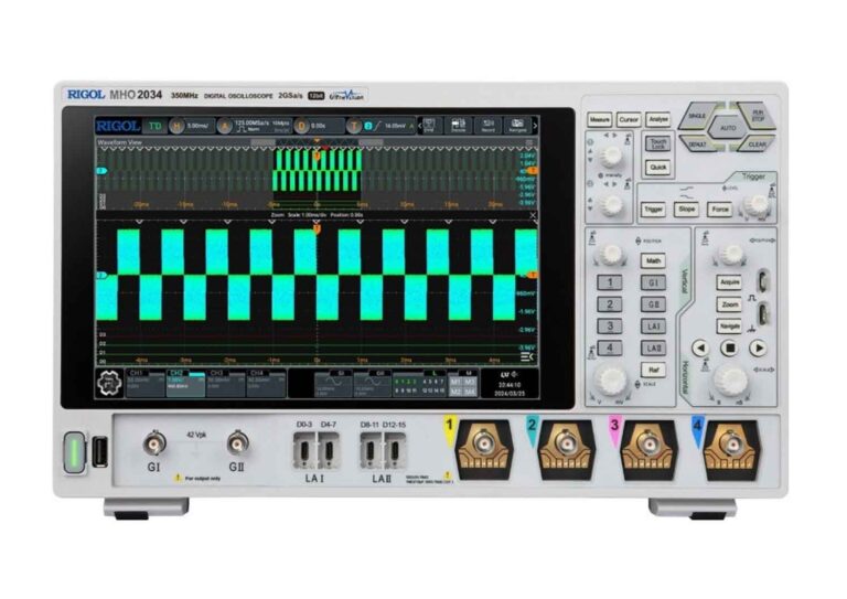 RIGOL MHO2024 12 bit, 4Ch, 200MHz, 2GSa/s High Resolution Oscilloscope