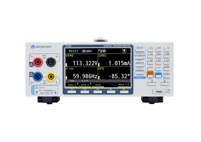 Microtest 7130 100kHz AC/DC Single-Phase Power Analyser/ Meter
