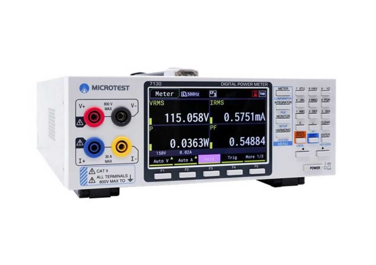 Microtest 7130 100kHz AC/DC Single-Phase Power Analyser/ Meter