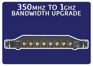 Siglent SDS5000L-8BW3TA 350 MHz to 1 GHz bandwidth upgrade