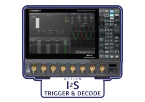 Siglent SDS5000X-HD-12S I2S trigger & decode Software Licence