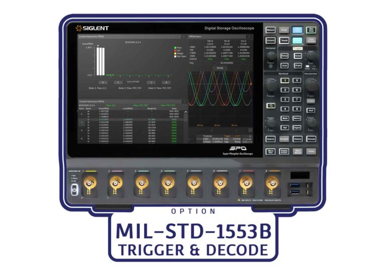 Siglent SDS5000HD-1553B MIL-STD-1553B trigger & decode Software Licence