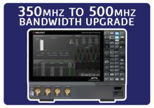 Siglent SDS5000HD-4BW3T5 350 MHz to 500 MHz bandwidth upgrade