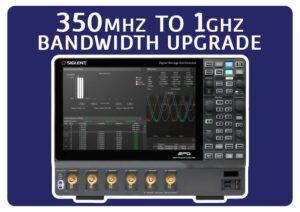 Siglent SDS5000HD-6BW3TA 350 MHz to 1 GHz bandwidth upgrade