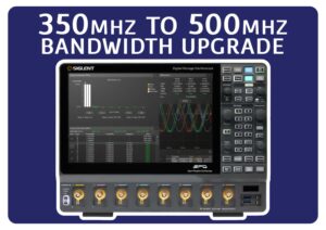 Siglent SDS5000HD-8BW3T5 350 MHz to 500 MHz bandwidth upgrade