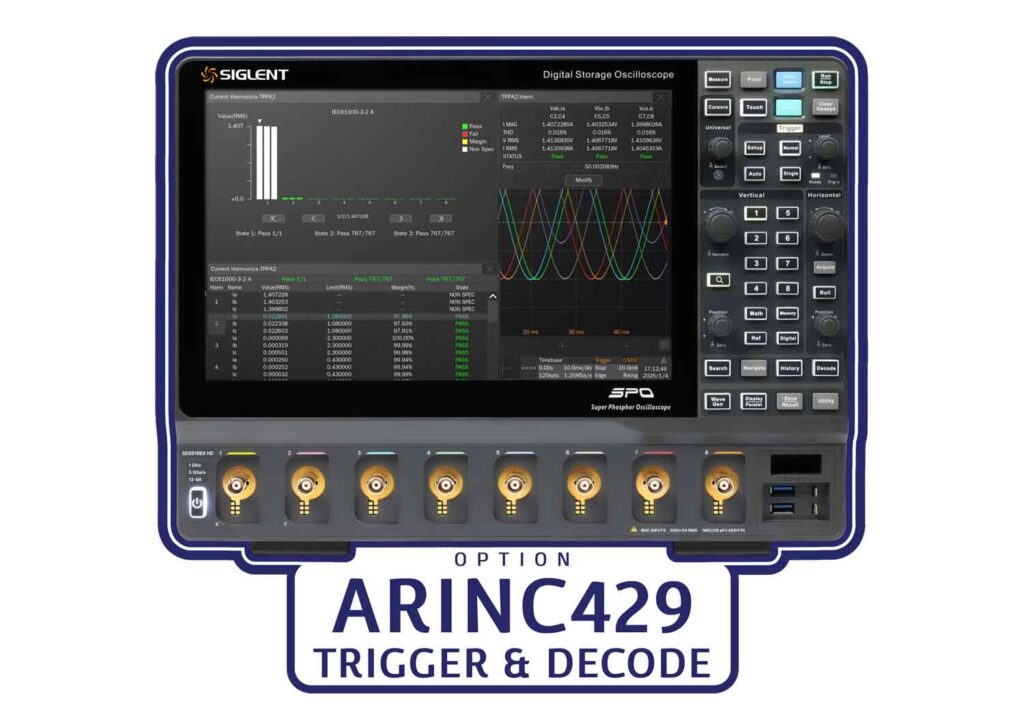 Siglent SDS5000HD-ARINC ARINC429 trigger & decode Software Licence