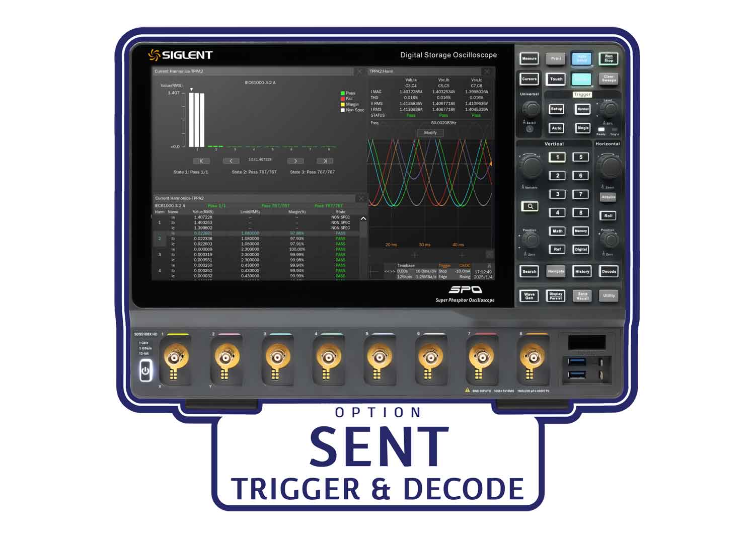 Siglent SDS5000HD-SENT SENT trigger & decode Software Licence