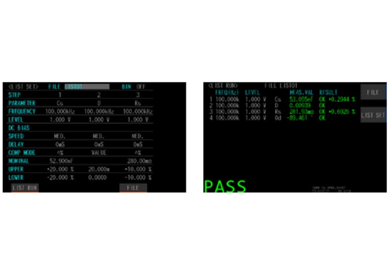 List Mode<br />
<br />
50 groups of list mode setting (Each group contains up to 15 steps).