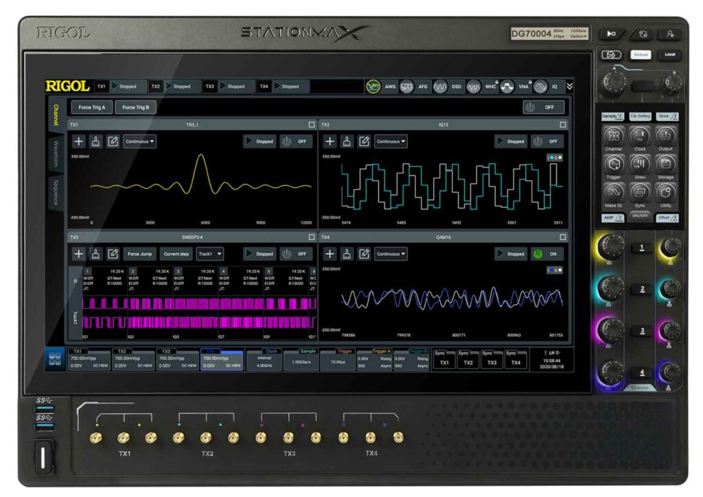 Rigol DG70004 Arbitrary Waveform Generator 4-channel, 2 GHz bandwidth