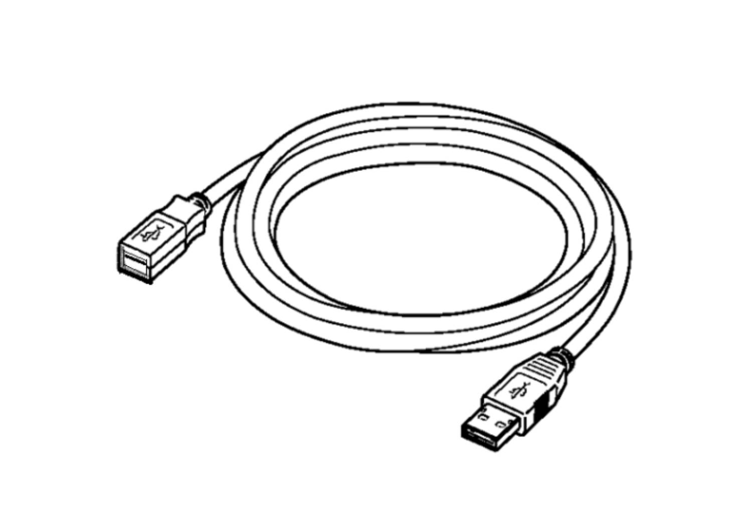 Noiseken 2m USB Extension Cable for EPS-02Ev3