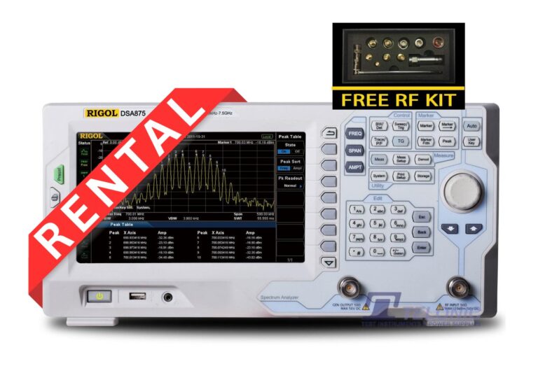 Image of Rigol dsa875 tg front