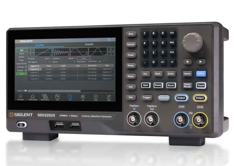 Siglent SDG3202X 2Ch, 200 MHz, 1.2GSa/s, Function Generator