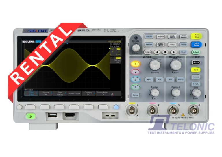 Image of Siglent sds1000x e oscilloscope front