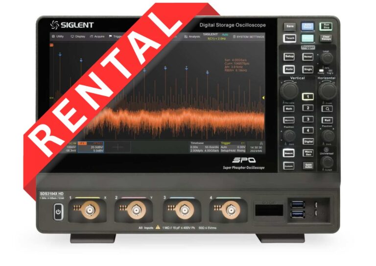 Image of Siglent sds3000x hd front telonic uk