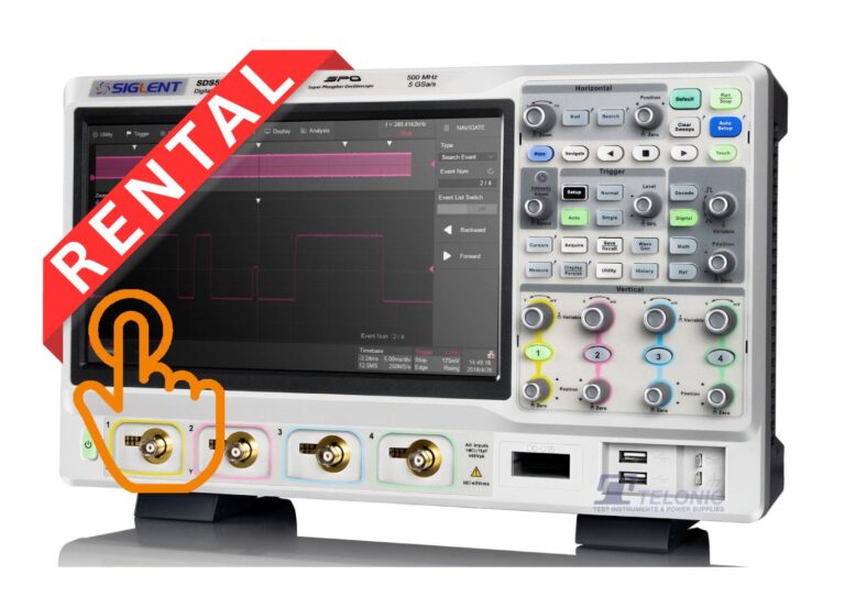 Image of Siglent sds5000x touch telonic