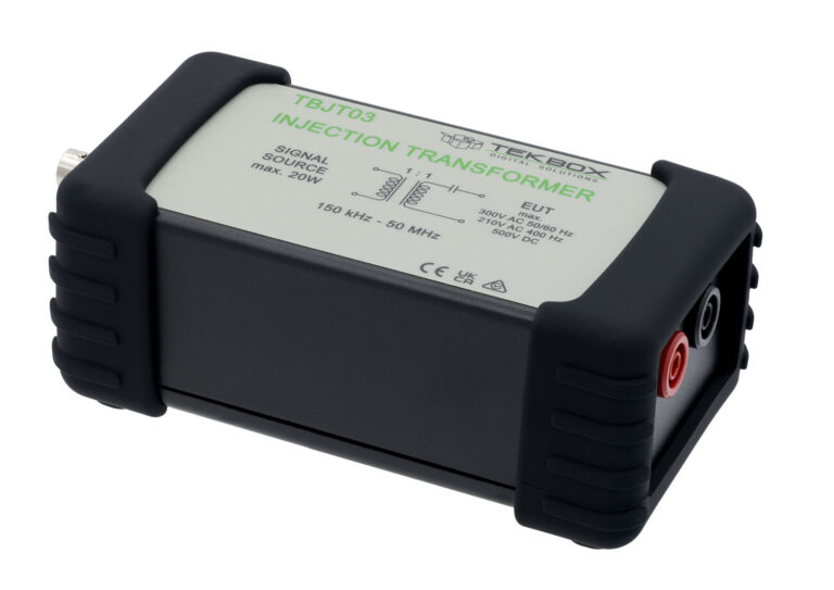 TBJT03 injection transformer 50 Ω, 10 Hz to 100 MHz