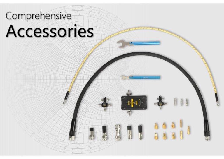 A comprehensive ecosystem of electronic calibration modules, RF cables, adapters and accessories helps maximise measurement accuracy while simplifying setup across a wide range of RF applications.