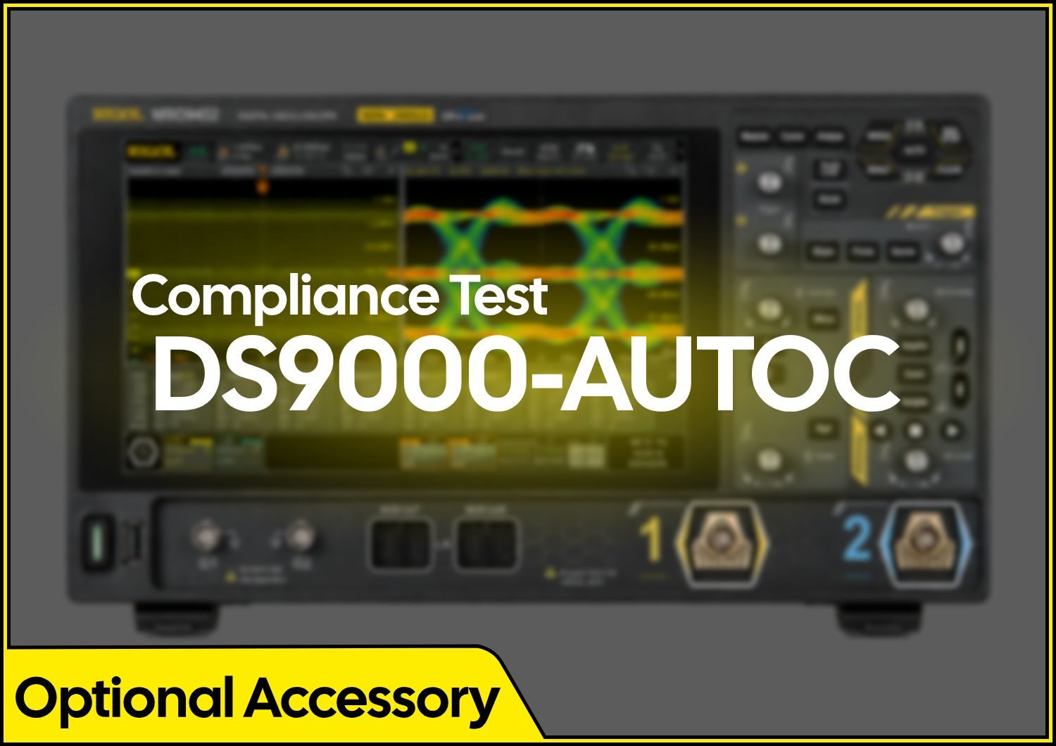 Rigol MSO/DS9000 Automotive Ethernet Compliance Test (PC Software)