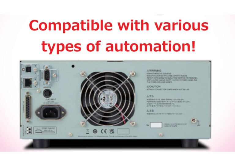 Equipped with an LXI compliant LAN, USB 2.0, USB compliant <br />
with USB-TMC, and an RS 232C interface.