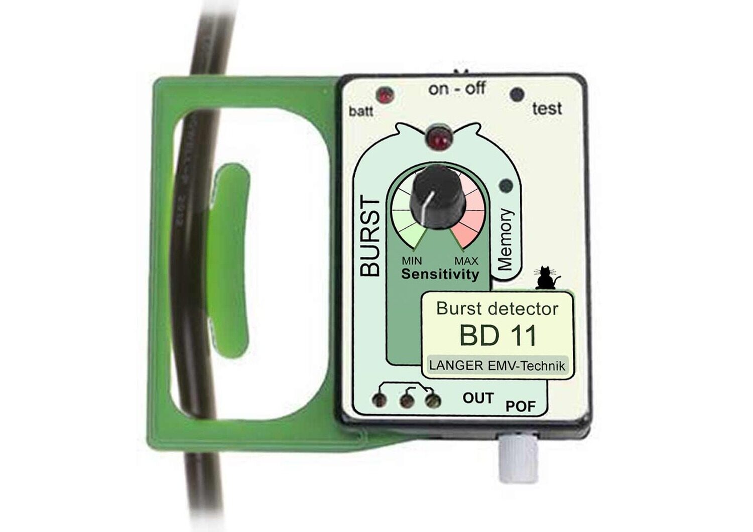 Image of Langer bd 11 burst detector application with cable web telonicuk