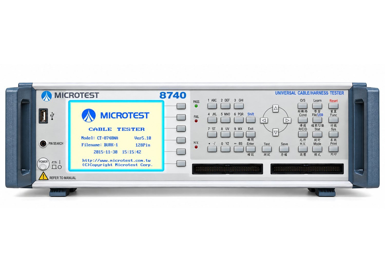 Image of Microtest 8740 128p front telonicuk